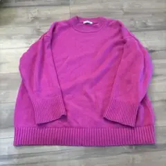 JEANASIS ピンク 長袖セーター