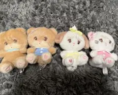 mikko characters ぬいぐるみ ガチャ 4つセット