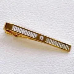 美品 ダンヒル dunhill シルバー×ゴールド ネクタイピン タイピン