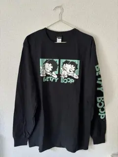 Betty Boop ブラック 長袖Tシャツ M ⭐︎ベティちゃんのサムネイル