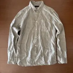 ALLSAINTS オールセインツ リネンシャツ カーキ S（M相当）のサムネイル
