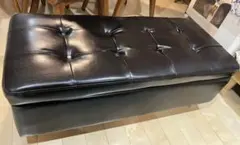 b-company ビーカンパニー　収納付き　ベンチ　スツール　ソファ　ブラック