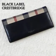 【週末値下げ】ブラックレーベル・クレストブリッジ 長財布 本革 ロングウォレットのサムネイル