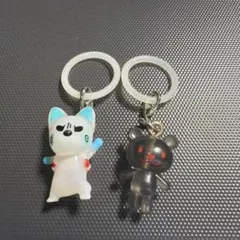 キャラクター キーホルダー 2個セット