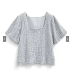 【GRL】リンクルバルーンスリーブブラウス［at2267］