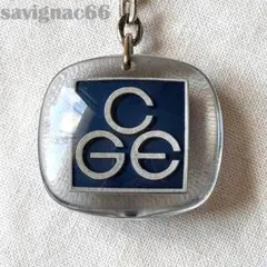 60s フレンチキーホルダー ブルボン CGE シルバー ロゴ 企業物のサムネイル
