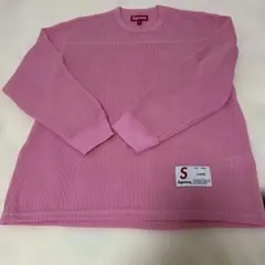 Supreme ワッフル編み ニット Lサイズ ピンクのサムネイル
