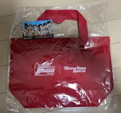 トヨタ自動車　陸上長距離チーム ランチバッグ レッド