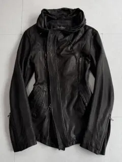 "TORNADO MART" Drape Neck Leather Jacketのサムネイル