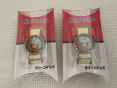 スリーコインズ　ポケモン　ピカチュウ　腕時計 イエロー 2個セット