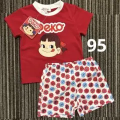ペコちゃん Peko セットアップ 半袖 Tシャツ 半ズボン ハーフパンツ　95