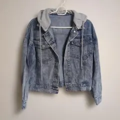 Lovetoxic フード付きデニムジャケット カジュアル 150