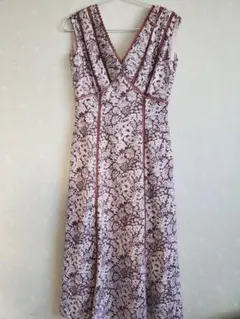 Herlipto Lace Trimmed Floral Dress