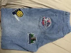 希少 00s NBA 全刺繍 デニムパンツ 38インチ B系 - メルカリ