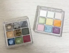 【2種セット】D.mail 水彩ネイルパレット 9色×2 ニュアンスネイルのサムネイル