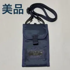 【美品】マスターピース　ANA　ウォレットショルダー　ネイビーのサムネイル