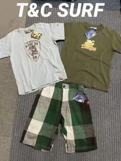 ［新品タグ付］T&C タウカン キッズ 夏物 3点セット（120・130）のサムネイル