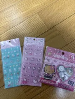 サンリオキティタイルシール・クリスタルシール