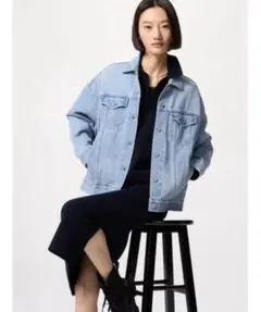 オーバーサイズ デニムジャケット