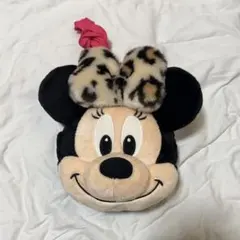 ミニーマウス ポーチ ヒョウ柄