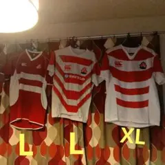 ラグビー　日本代表ユニフォーム　まとめ売り　LとXL