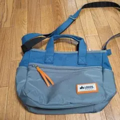 LOGOS ネイビー グレー　2WAYショルダーバッグのサムネイル