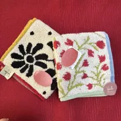 【新品未使用】Sybilla 花柄タオルハンカチ 2枚セット