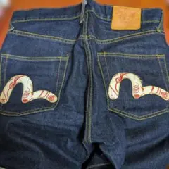 【希少・和柄】EVISU エヴィス 2007 W34 No.2 デニム 濃紺
