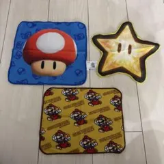 マリオキャラクターハンカチ３点セット