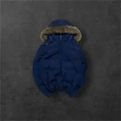 00s old gap ファー ダウンジャケット y2k 平成 グランジ お兄系