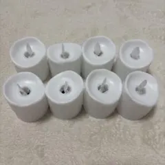 LEDホワイトキャンドル 8個セット