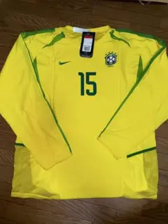 日韓W杯×長袖×オーセンティック】ブラジル代表 2002（H）NIKE