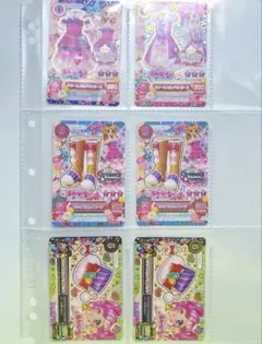 スキップス　6枚セット　ユニットドレス　大空あかり　天羽まどか　アイカツ