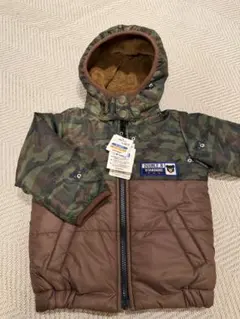 【新品タグ付】DOUBLE.B 迷彩柄ダウンジャケット