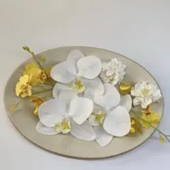 【みずたま様専用】胡蝶蘭　髪飾り•ヘッドパーツ　白無垢 和装 色打掛