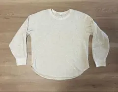 UNIQLO ワッフル　レディース　長袖　ベージュ