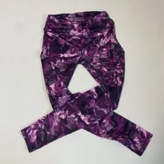 Reebok 紫系 フィットネスパンツ　リーボック　ヨガパンツ　レギンス