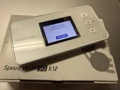 【箱、取説付き】Speed Wi-Fi 5G X12 アイスホワイトのサムネイル