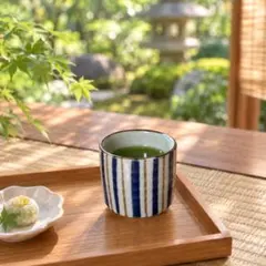 食品サンプル　お供え　緑茶　イミテーション