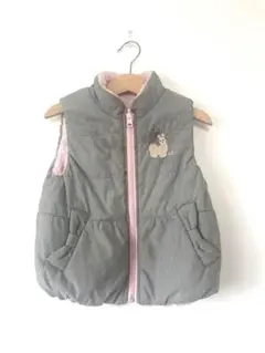 ミキハウス    ダウンベスト　リバーシブル　90cm