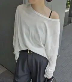 miller/ミラー SLOBE別注 シアードルマンロンTEE ホワイト