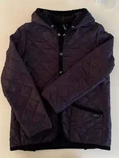 THE SMOCK SHOP キルティングジャケット フード付き　M