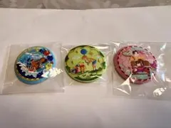 ディズニー 刺繍缶バッジ Disney Characters ３種セット