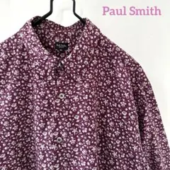 Paul Smith COLLECTION パープル系 花柄 長袖シャツ