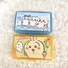 ちいかわ ミニケース 2個セット うさぎ ハチワレ シール付き