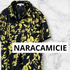 美品✨NARACAMICIE ナラカミーチェ ブラウス ネイビー
