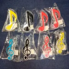 音符　アクリルクリップ　まとめ売り