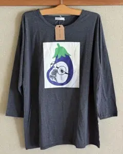 なすかぶりいぬ　ロングTシャツ