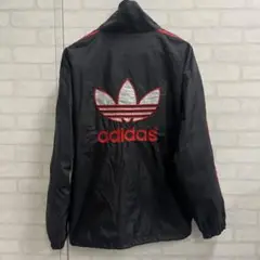 値下げ 90s アディダス adidas トレフォイル 万国旗 ナイロン JK