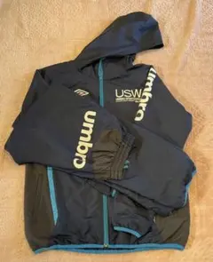 umbro フード付きピステ ダークブルー